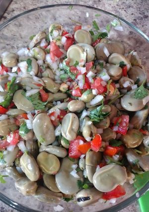 Una foto de Ensalada de Habas