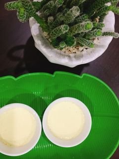 Hình của món Bánh Flan sữa công thức cho bé.
