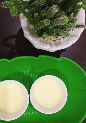 Hình của món Bánh Flan sữa công thức cho bé.