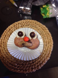 A picture of Cookie Eater Cup Cakes.