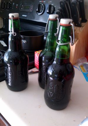 A picture of Home made wine.