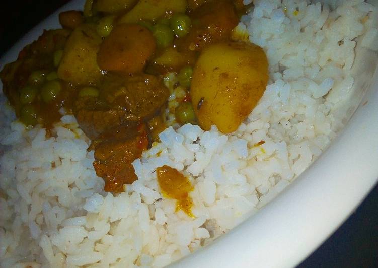 Recipe of Ultimate Potato beef curry
