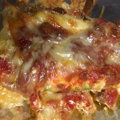A picture of LOW CARB | Lasagna Zucchini Boats.