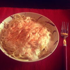 A picture of Spaghetti yogurt.
