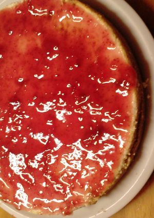 A picture of the best ever cheese cake.