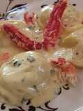 Sorrentinos rellenos de centolla 🤤🤤