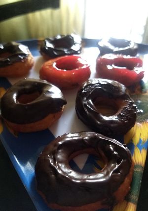 A picture of Eggless donuts.