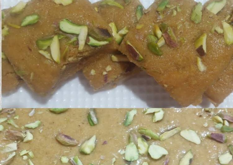 Recipe of Award-winning Rajasthan ki Traditional Mohanthal ki Recipe Besan ki Barfi