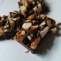A picture of Super easy chocolate fudge.