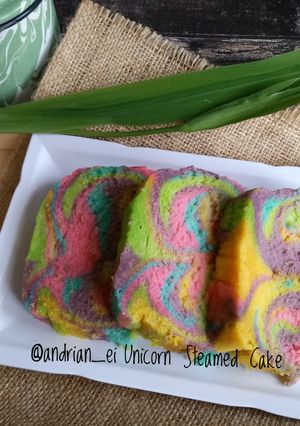 Foto resep Unicorn Steamed Cake