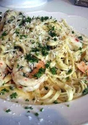 A picture of Toni's Shrimp & Scallop Scampi.