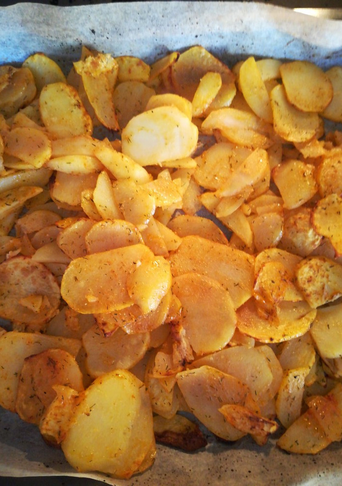 Una foto de Patatas al horno