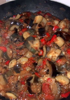 A picture of French ratatouille.