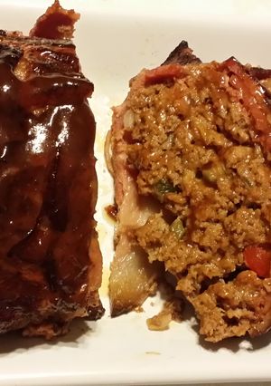 A picture of Smoked Meatloaf Log.