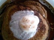 A picture of cake mix pancake