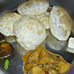 A picture of Dussehra Platter.