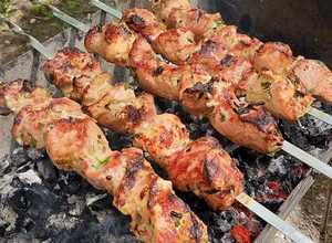 Фото Самый вкусный и сочный шашлык из свиной шеи.