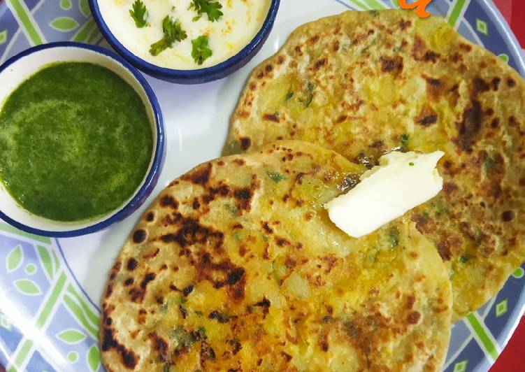 Aloo Paratha (evergreen 😋all time favourite)