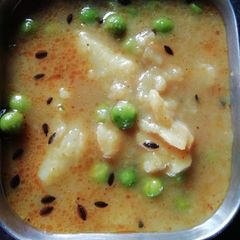 Aloo matar A picture of Aloo matar.
