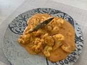 Una foto de coliflor de india