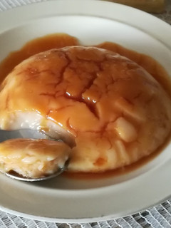 Una foto de Flan de Maicena sin huevos