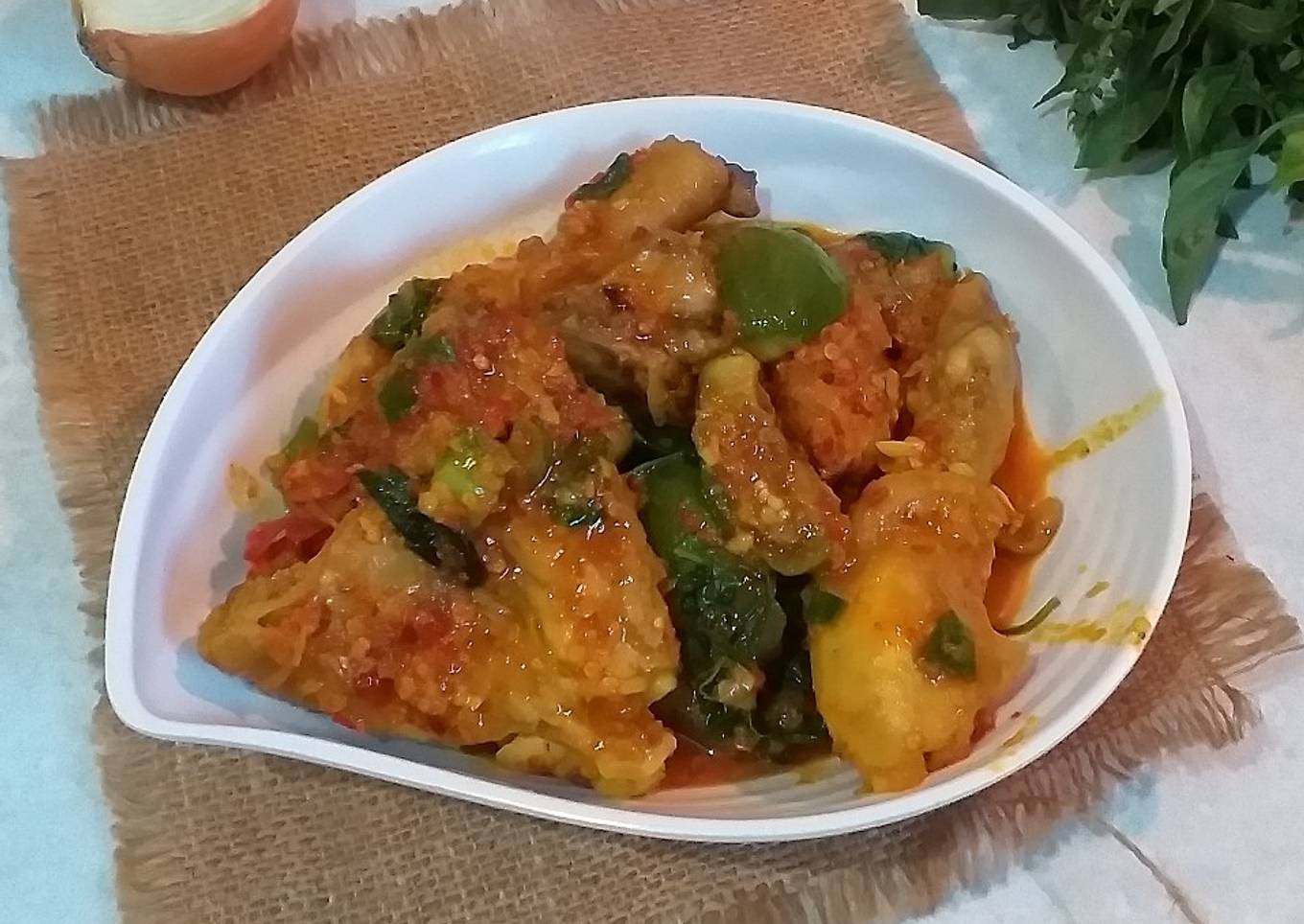 Ayam Rica rica khas Medan #Bandungrecook2_IndahTriwiartuti
