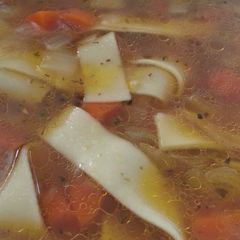 A picture of Vegetable Noodle Soup.
