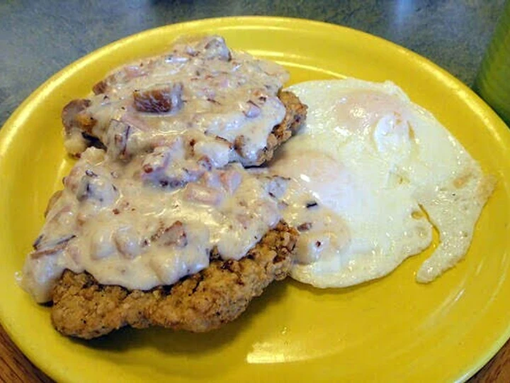 Recipe Toni's Country Fried Steak & White Mushroom Gravy the Delicious Really delicious