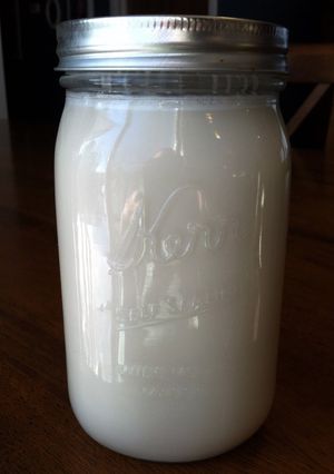 A picture of Vanilla Almond Milk.