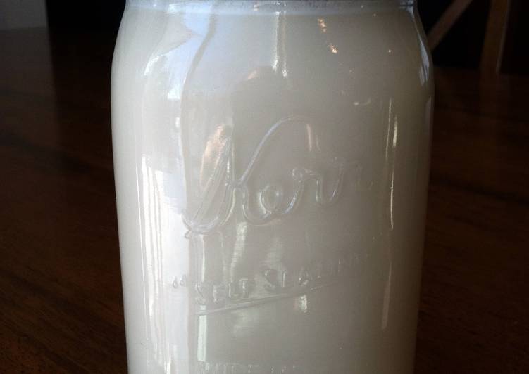 Recipe of Super Quick Homemade Vanilla Almond Milk