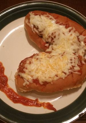 A picture of Easy cheesy meatball subs.