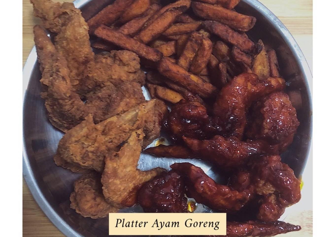 Resepi Platter Ayam Goreng Yang Lazat Dan Mudah Resepi Kak Ross