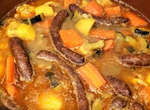Une photo de Couscous poulet / merguez