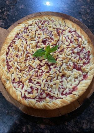 صورة لوصفة فطيرة الفراولة