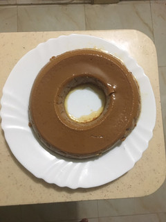 Una foto de Budín de dulce de leche