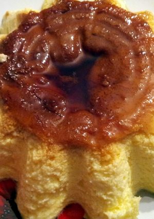 A picture of Homemade Flan.