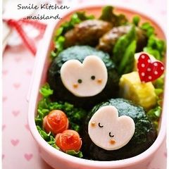 A picture of Valentine's Day Heart Charaben.