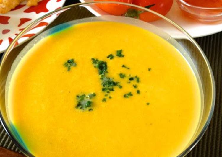 Steps to Make Award-winning Chilled Kabocha Squash Soup