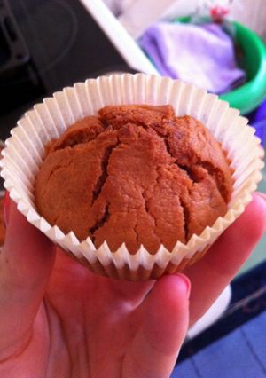 A picture of Strawberry-orange Sugarfree Muffins.
