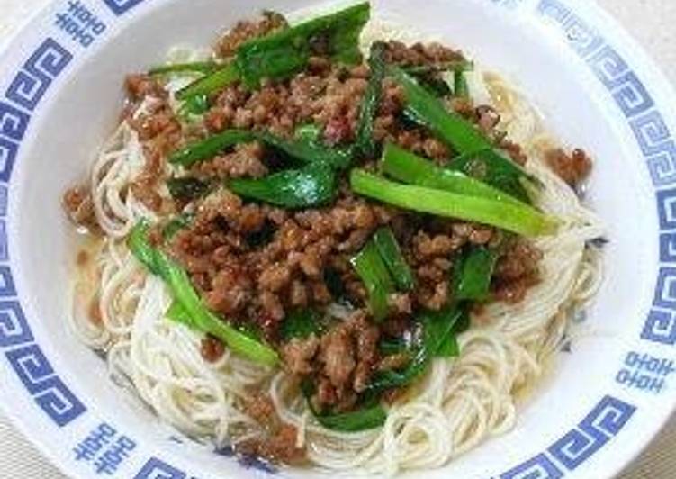 Recipe of Award-winning Taiwanese Style Somen Noodles