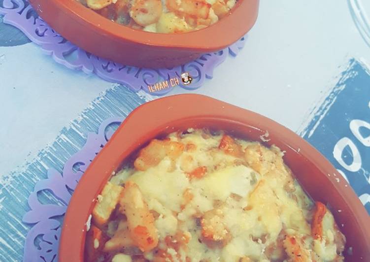 طاجن بطاطا بالفرن