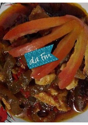 Foto resep Tahu & jangek tumis pedas manis