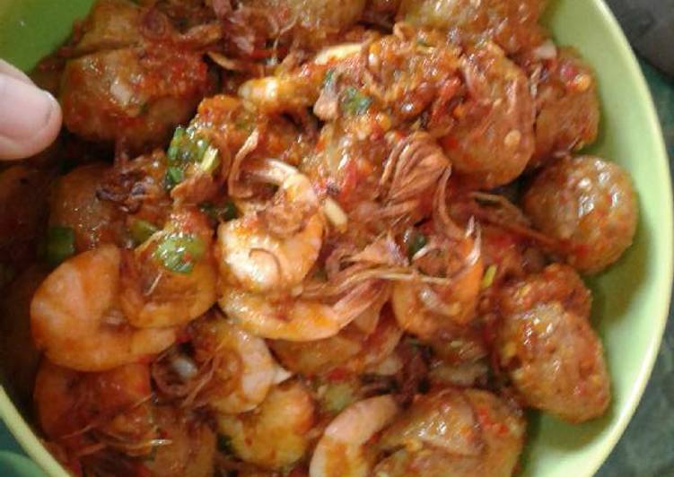  Resep  Balado  udang bakso  bengor oleh Putri Azka Cookpad