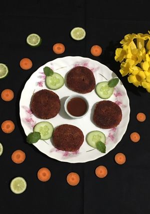 A picture of Veg Cutlet.