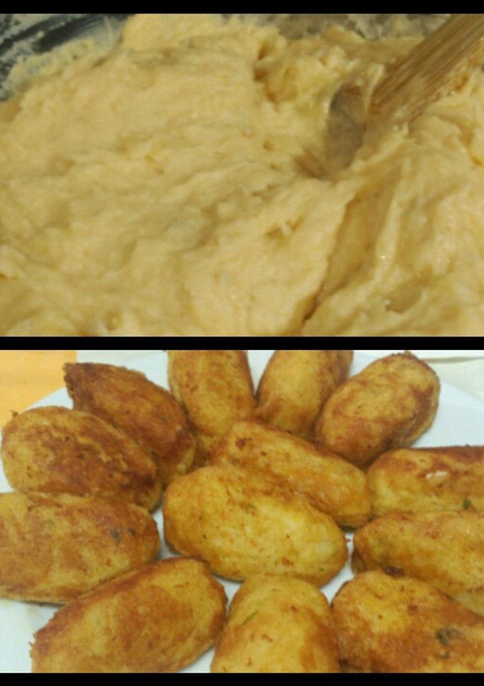 Una foto de Albóndigas de bacalao y Ajo arriero