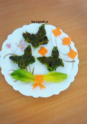 عکسی از دستور کوکو سبزی