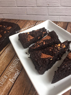 Foto resep Cashew SilverQueen Brownie!