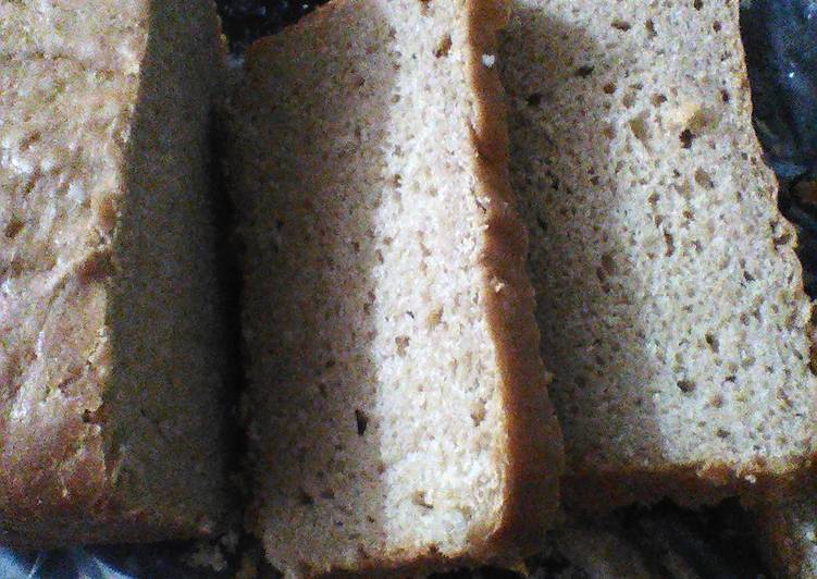 Homemade aata bread