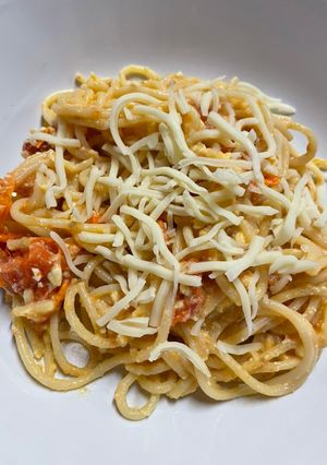 Paradicsomos feta sajtos tészta recept fotója