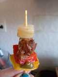 Mini brochettes cumpleañeras